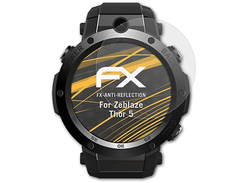 ATFOLIX 3x FX-Antireflex Thor 5) Displayschutz(für Zeblaze