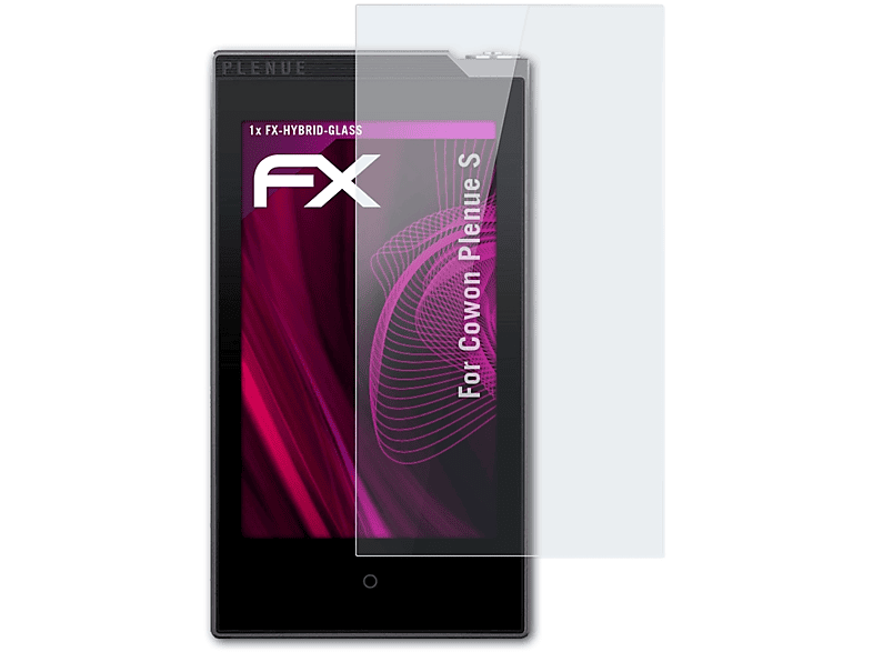 ATFOLIX FX-Hybrid-Glass Schutzglas(für Cowon S) Plenue