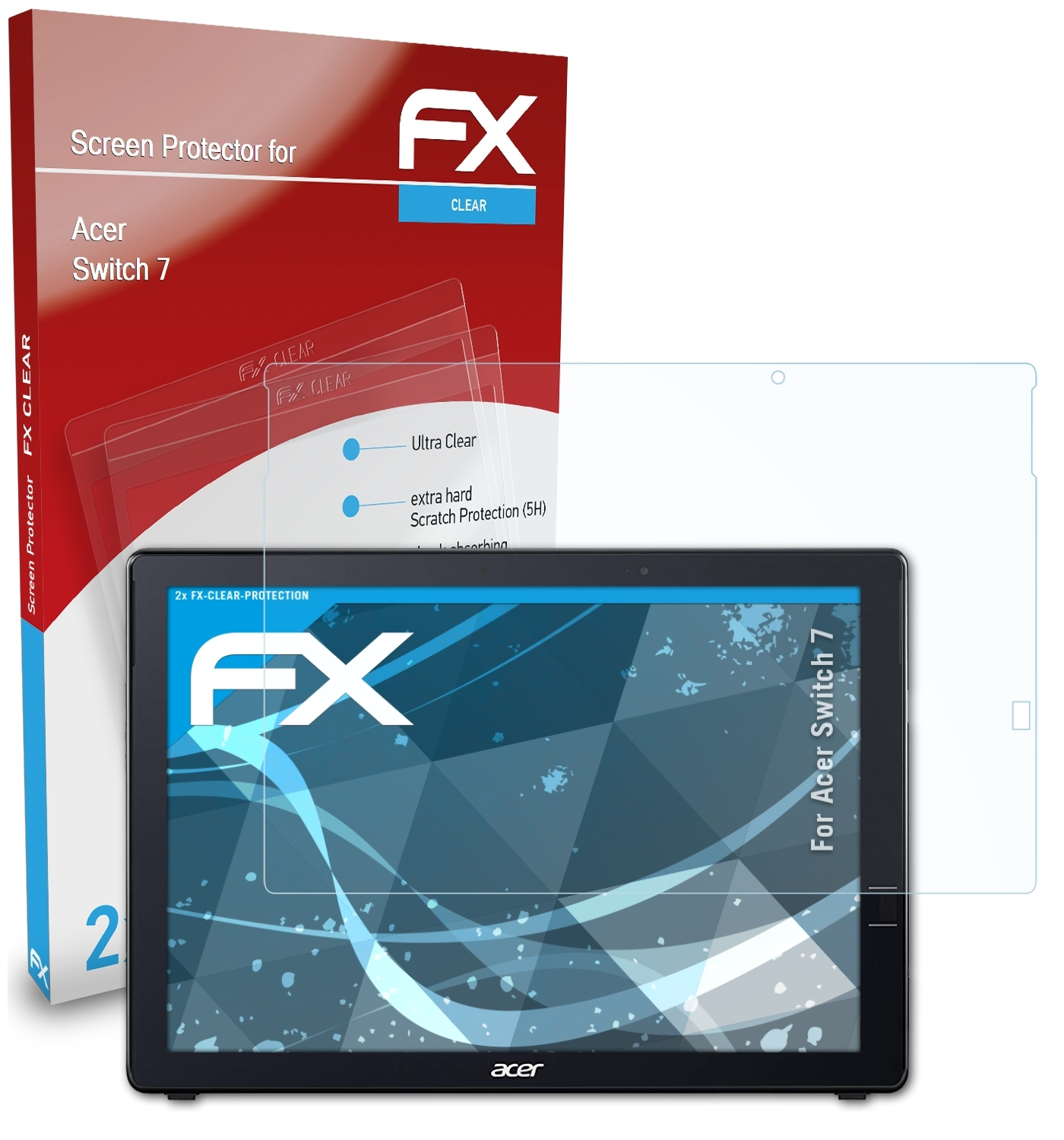ATFOLIX FX-Clear 7) Displayschutz(für 2x Acer Switch
