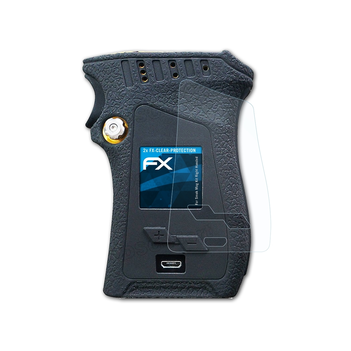 ATFOLIX 2x FX-Clear Displayschutz(für Mag (Right Smok Handed)) Kit