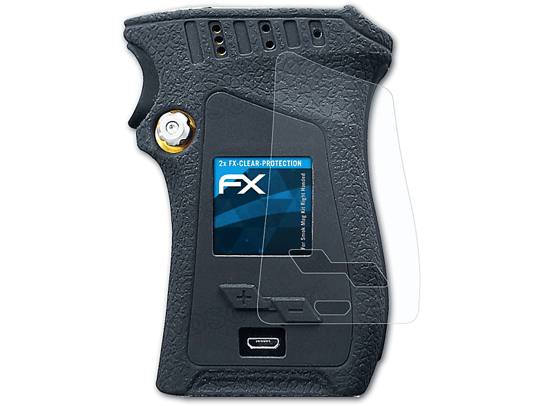 ATFOLIX 2x FX-Clear Displayschutz(für Smok Mag Kit (Right Handed)) | Schutzfolien & Schutzgläser