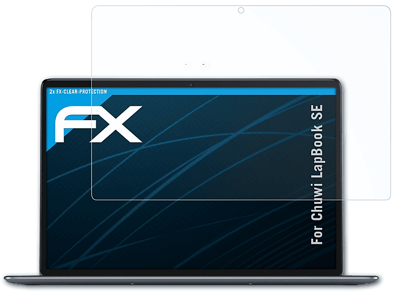ATFOLIX 2x FX-Clear Displayschutz(für Chuwi LapBook SE)