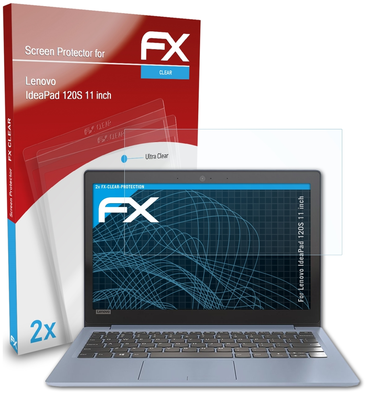 ATFOLIX 2x FX-Clear Displayschutz(für Lenovo inch)) (11 IdeaPad 120S