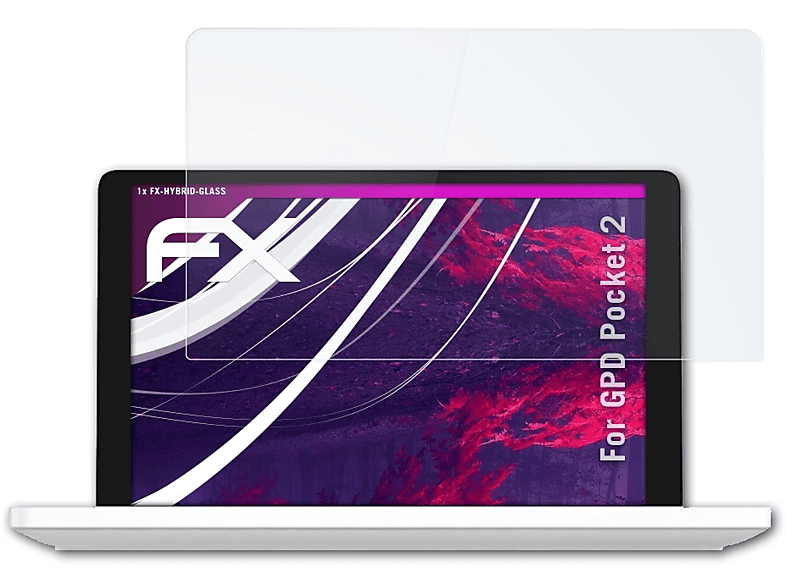 ATFOLIX FX-Hybrid-Glass Schutzglas(für GPD Pocket 2)