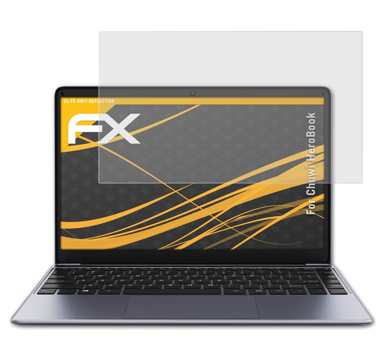 ATFOLIX 2x FX-Antireflex Displayschutz(für Chuwi HeroBook)