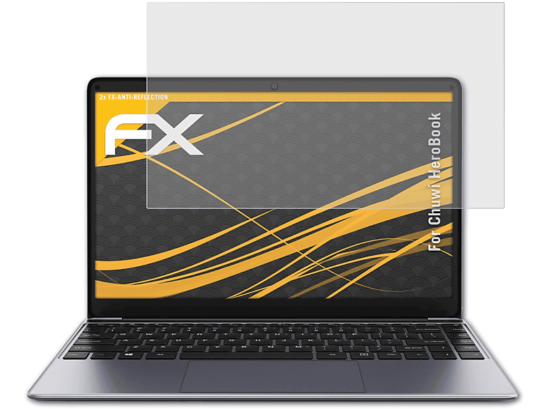 Displayschutz(für FX-Antireflex HeroBook) 2x ATFOLIX Chuwi