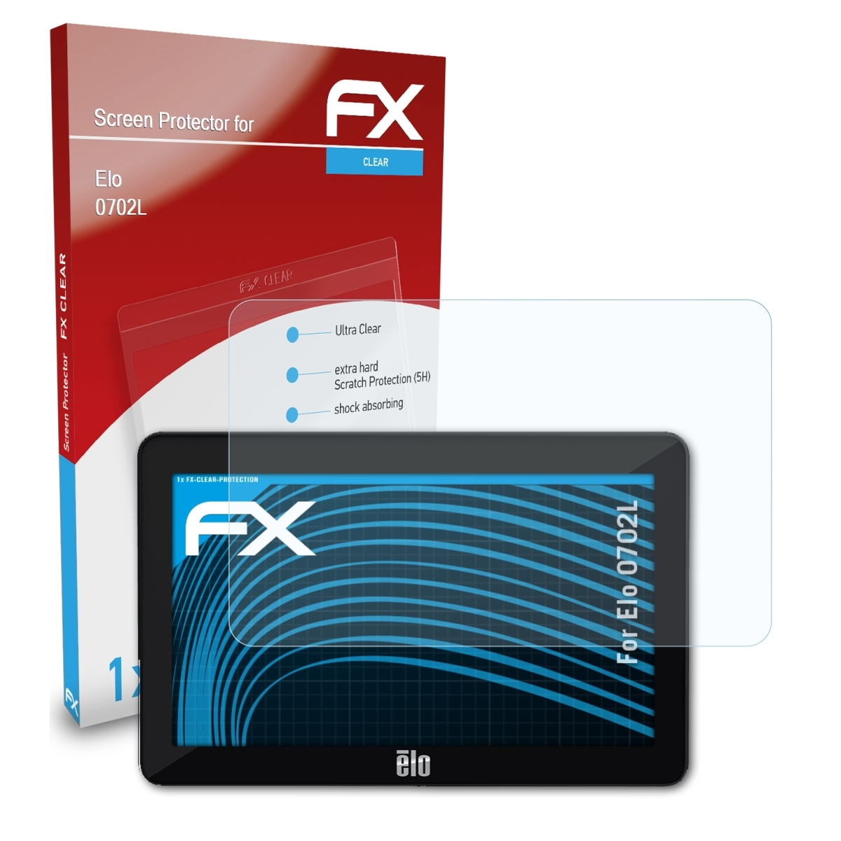 ATFOLIX FX-Clear Elo Displayschutz(für 0702L)