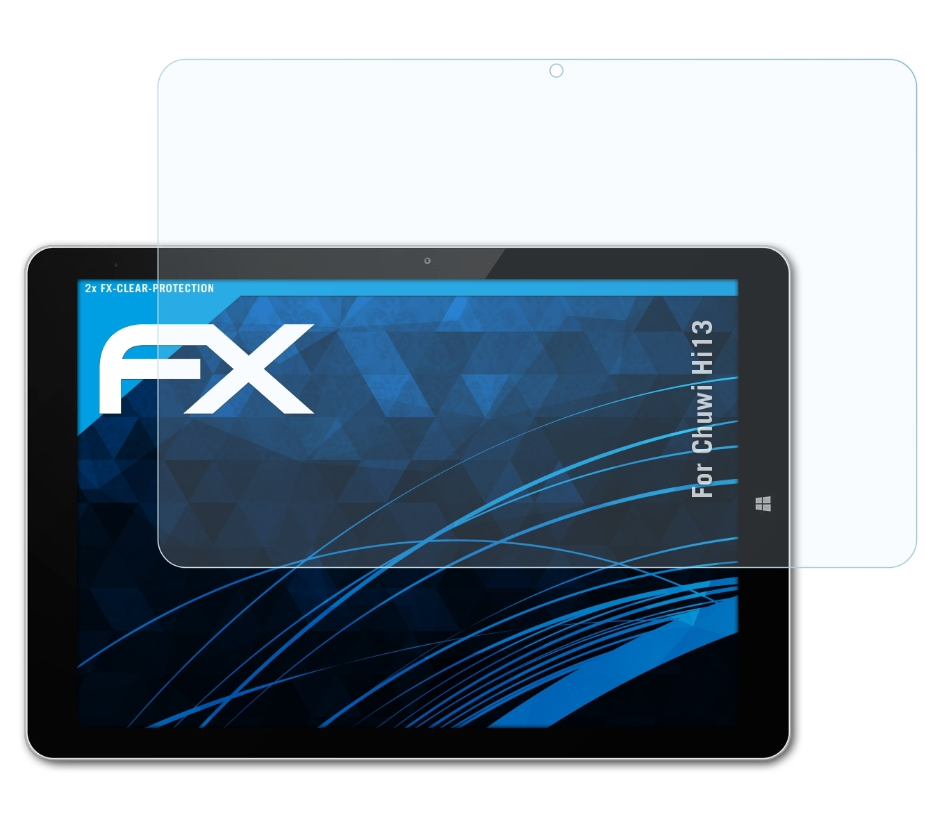 ATFOLIX 2x FX-Clear Displayschutz(für Hi13) Chuwi
