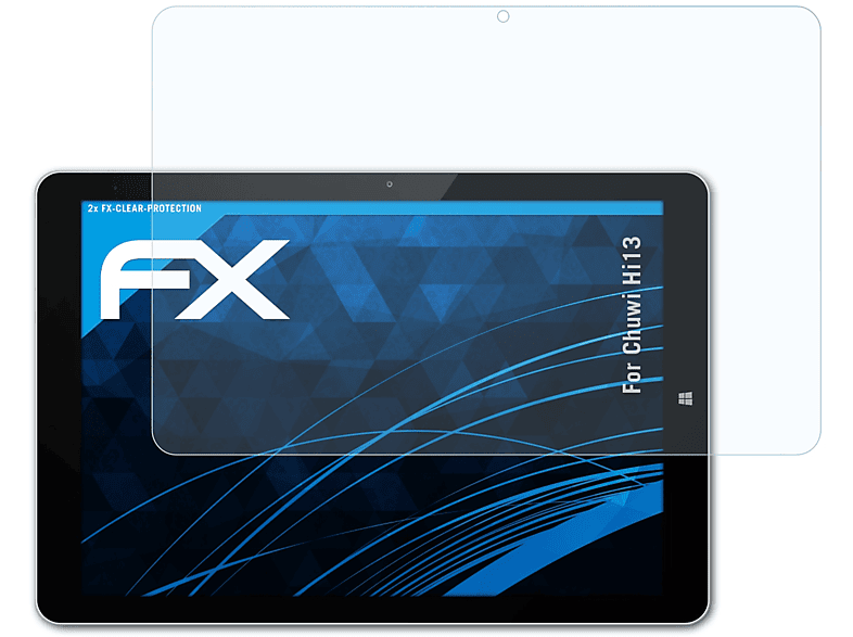 ATFOLIX 2x FX-Clear Displayschutz(für Hi13) Chuwi