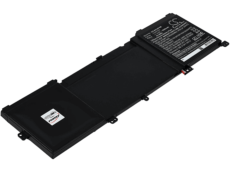 POWERY Akku für Asus Zenbook UX501VW-FY144T Li-Polymer Akku, 11.4 Volt, 8200mAh