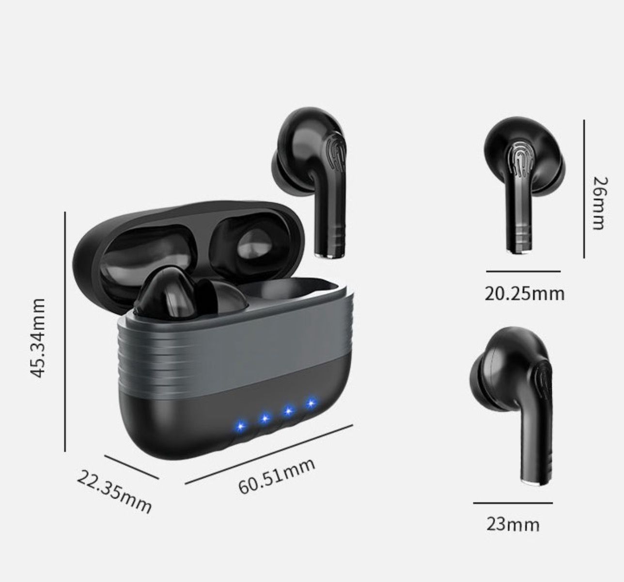 Bluetooth Bluetooth M2-TEC Kopfhörer Schwarz M30, In-ear
