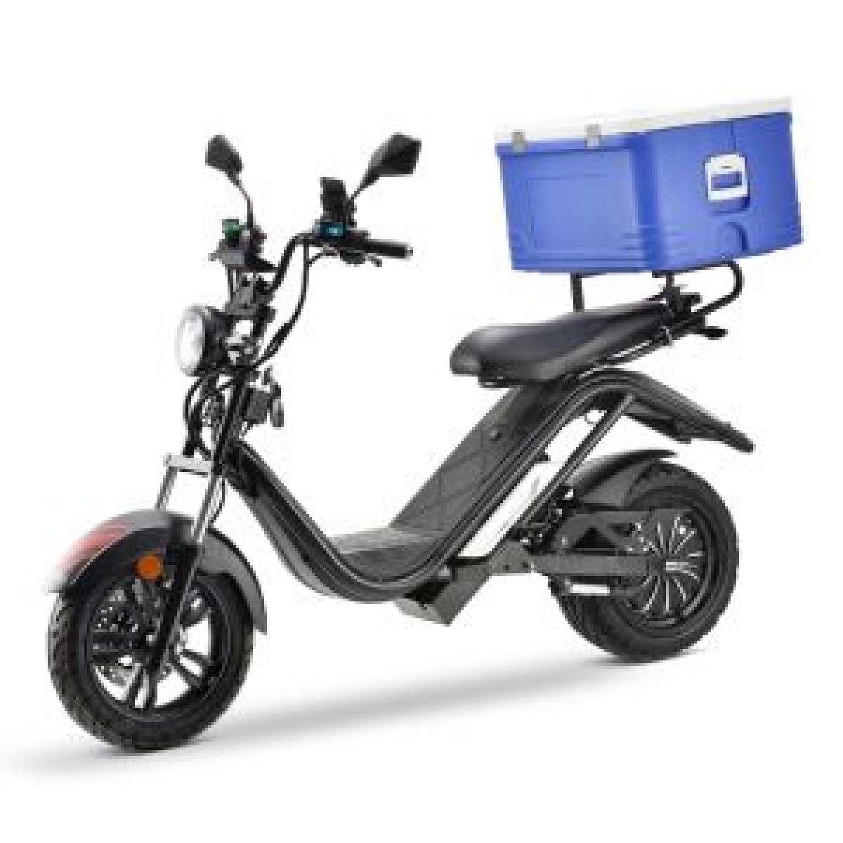 Schwarz) E-Scooter Zoll, Erwachsene-Rad, (Laufradgröße: 6.0B MADAT E-THOR 17