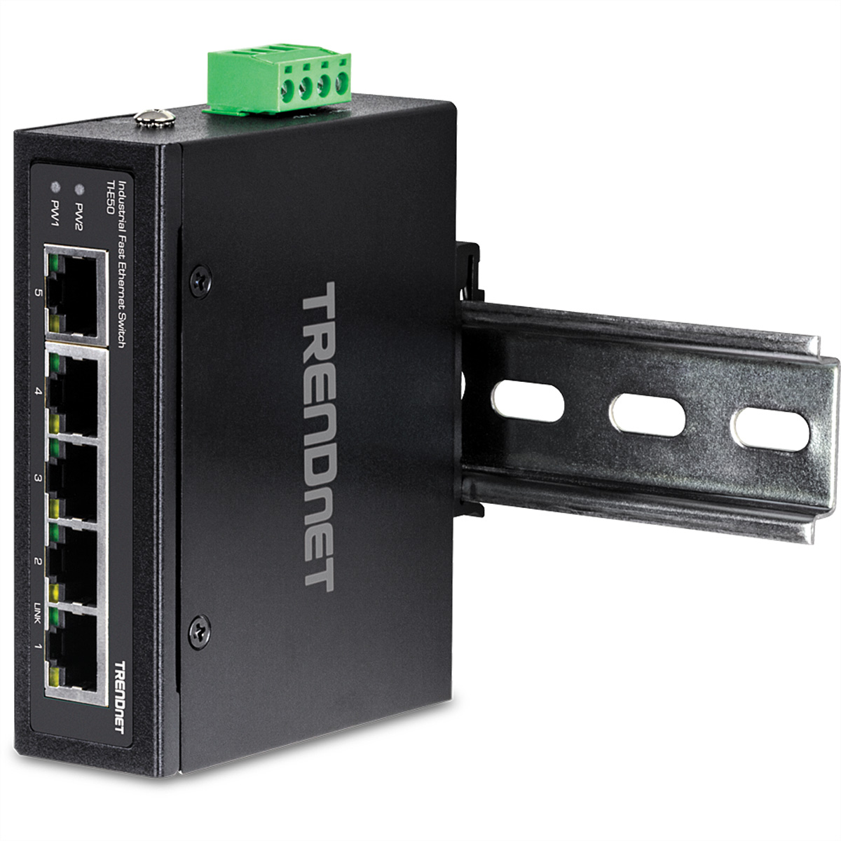 TRENDNET TI-E50 Industrial Ethernet Industrial DIN-Rail 5-Port Fast Switch Networking
