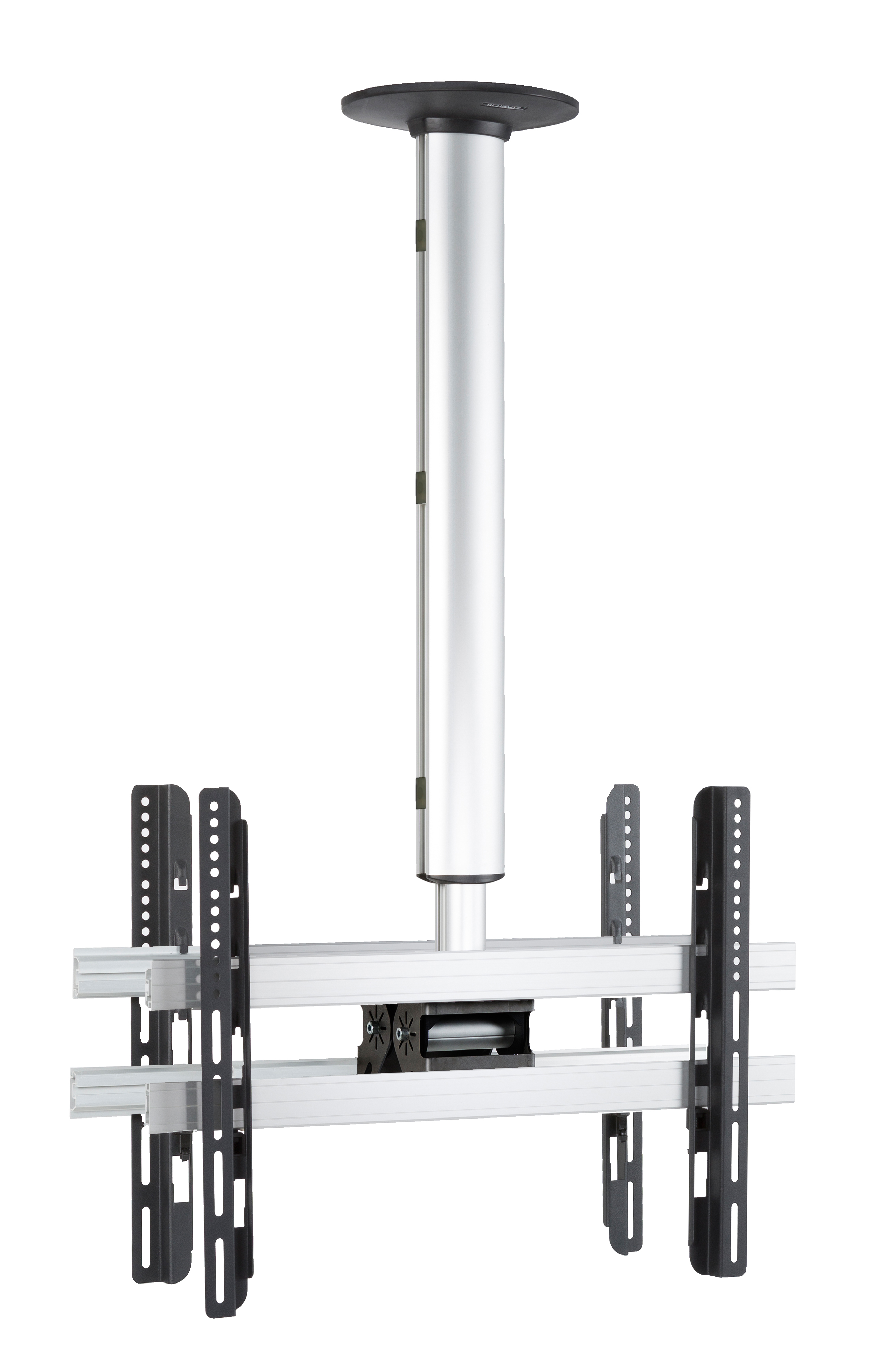 Double TV-Deckenhalterung, 4 CM VCM Silber