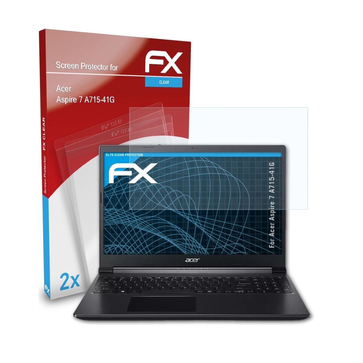 A715-41G) FX-Clear 7 Acer ATFOLIX Aspire 2x Displayschutz(für