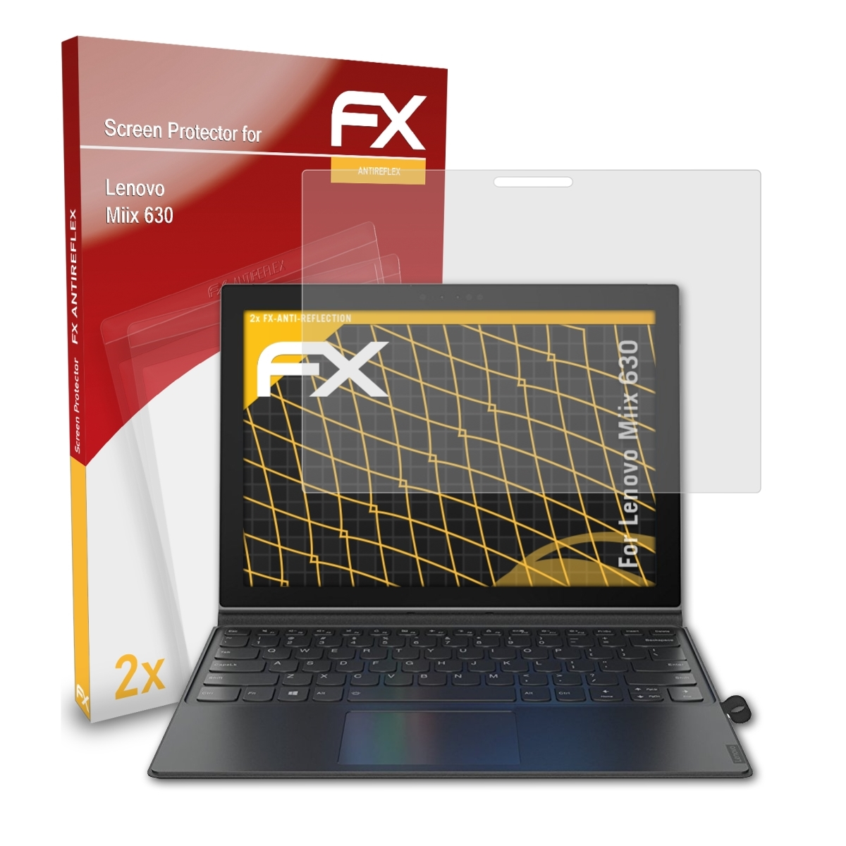 Lenovo 630) Miix FX-Antireflex ATFOLIX Displayschutz(für 2x