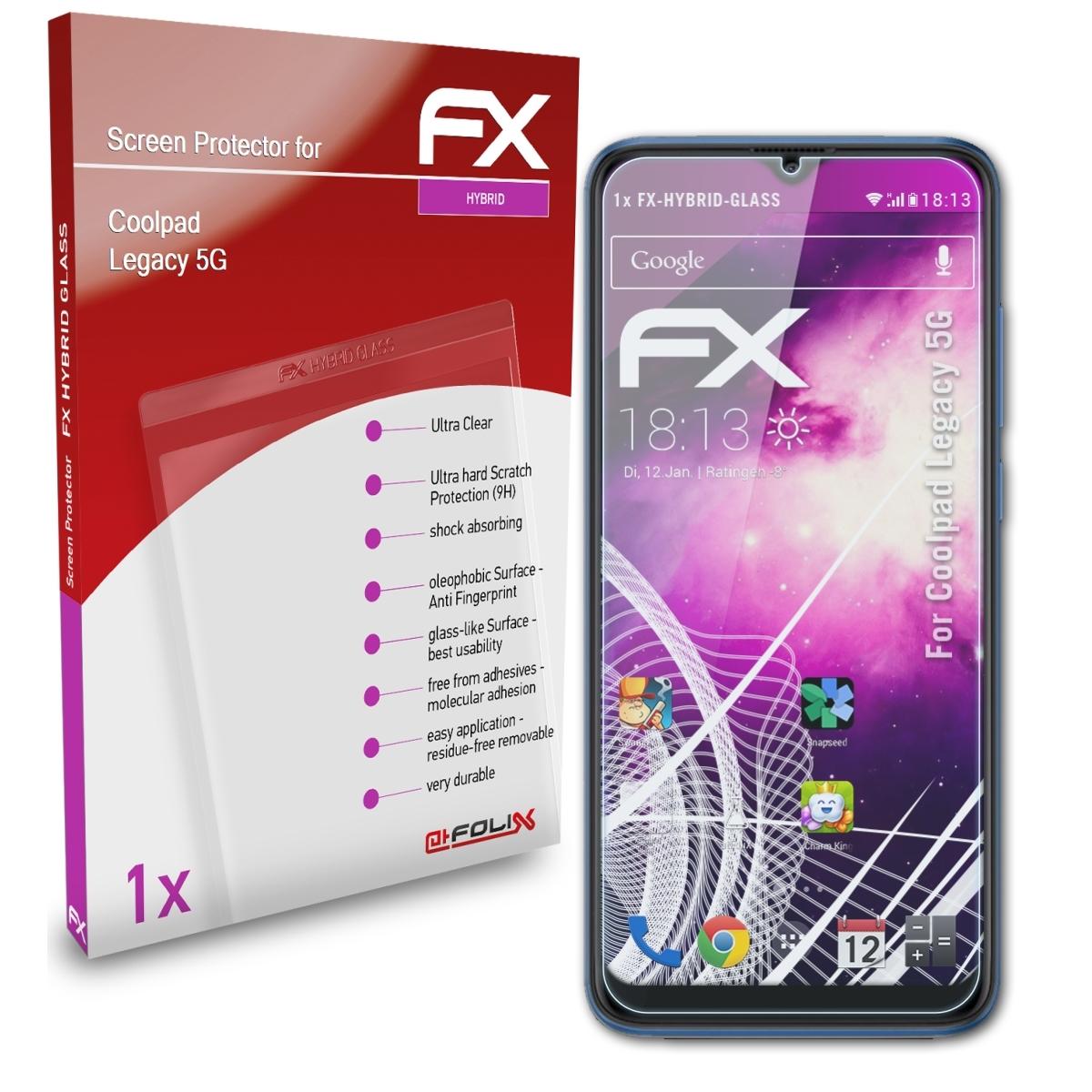 FX-Hybrid-Glass Coolpad 5G) ATFOLIX Schutzglas(für Legacy