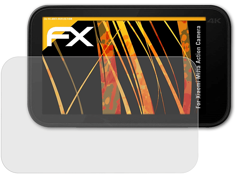 Action ATFOLIX 3x Xiaomi Displayschutz(für FX-Antireflex Camera) MiJia