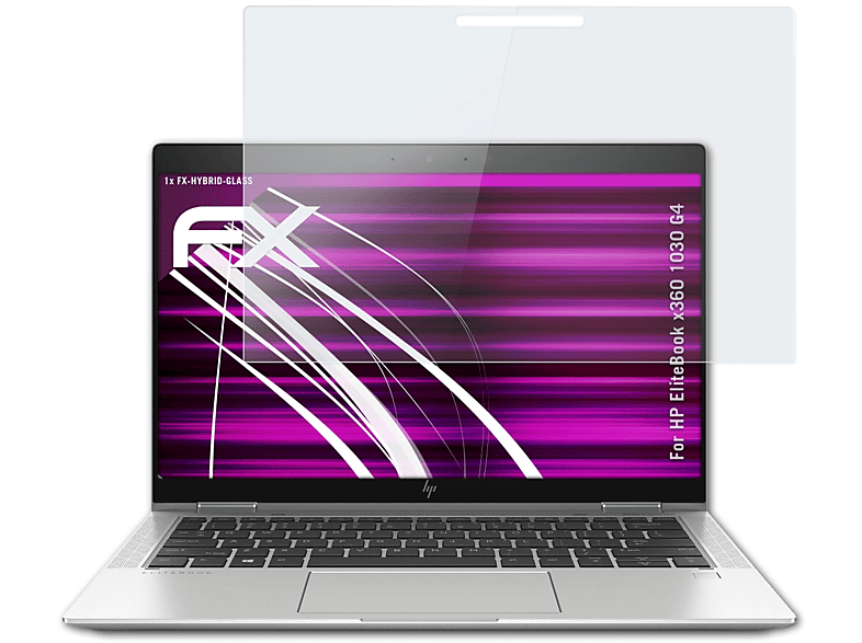 ATFOLIX FX-Hybrid-Glass Schutzglas(für G4) HP x360 EliteBook 1030