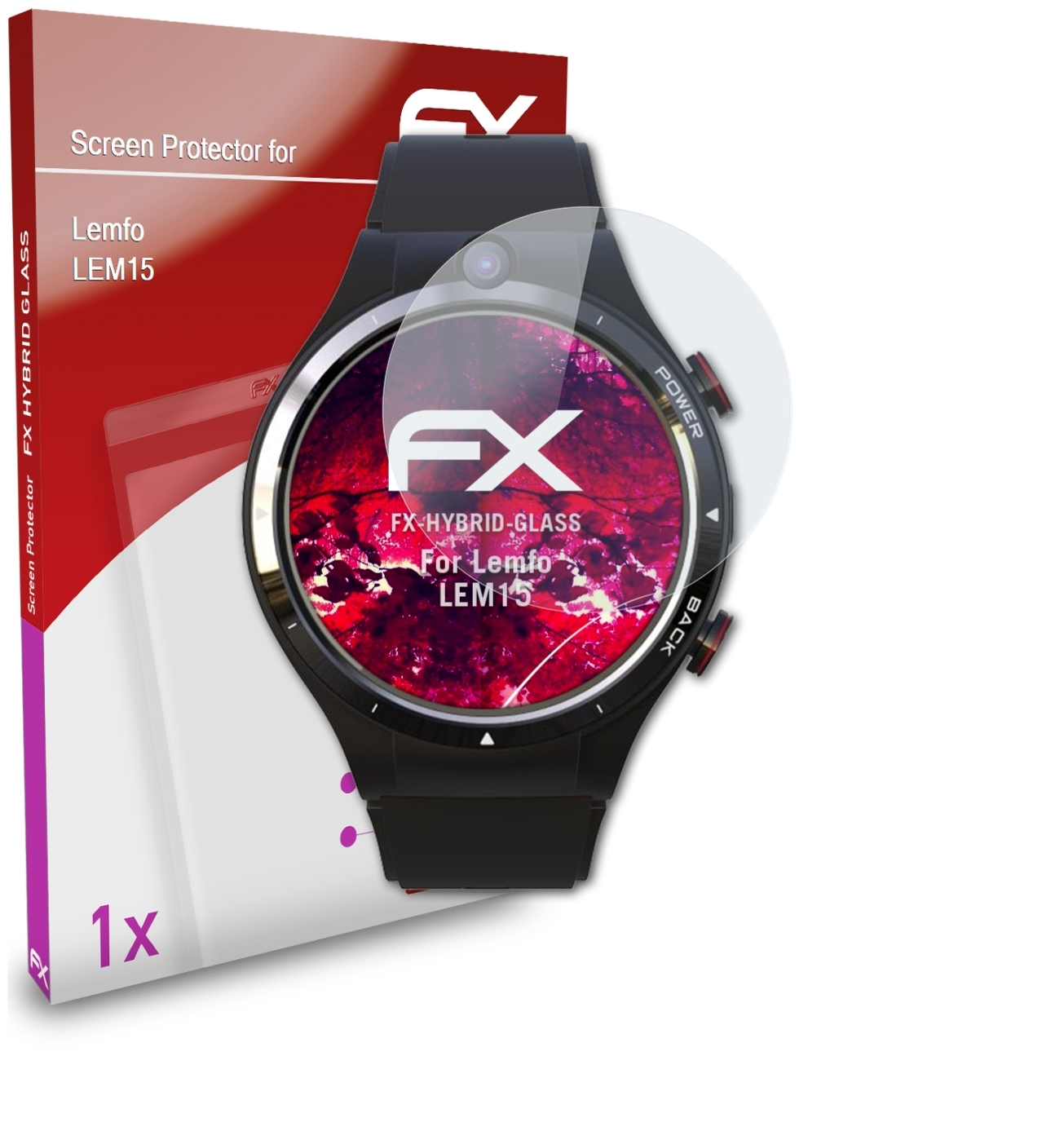 FX-Hybrid-Glass ATFOLIX Schutzglas(für Lemfo LEM15)
