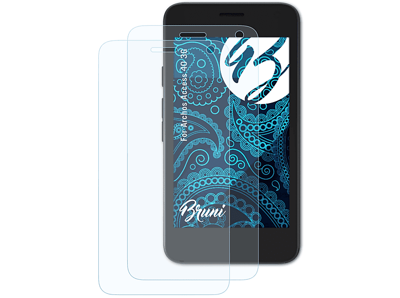 BRUNI 2x Basics-Clear Schutzfolie(für Archos 3G) Access 40