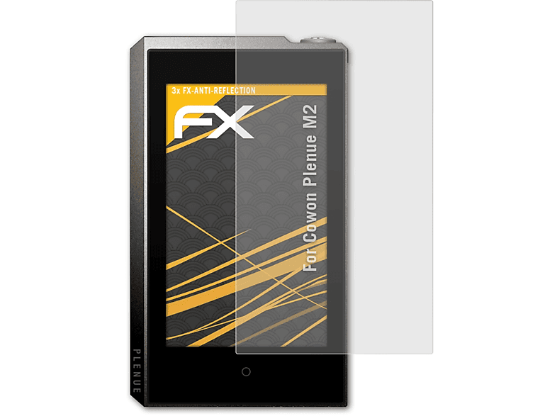 ATFOLIX 3x FX-Antireflex Displayschutz(für Plenue Cowon M2)