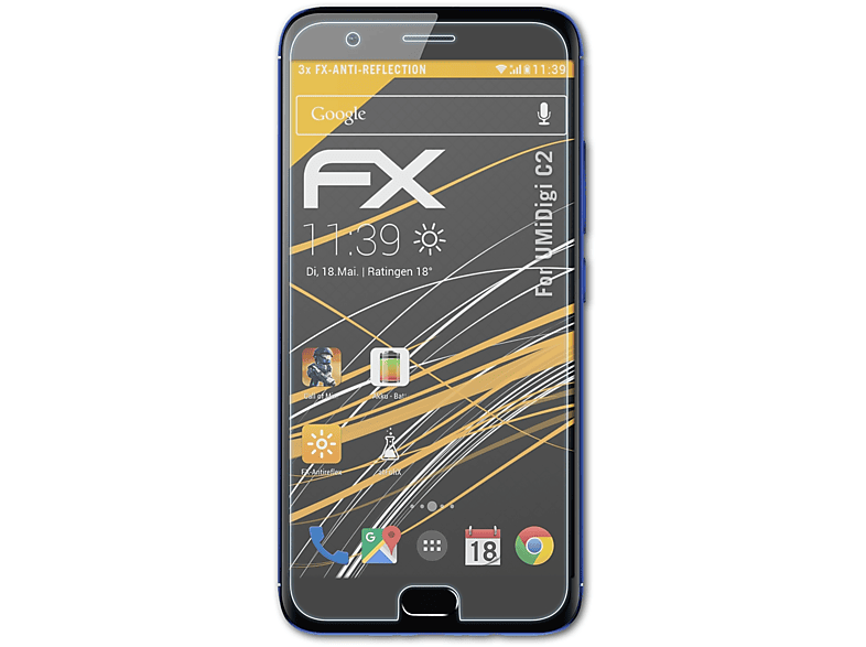 ATFOLIX UMiDigi Displayschutz(für FX-Antireflex 3x C2)