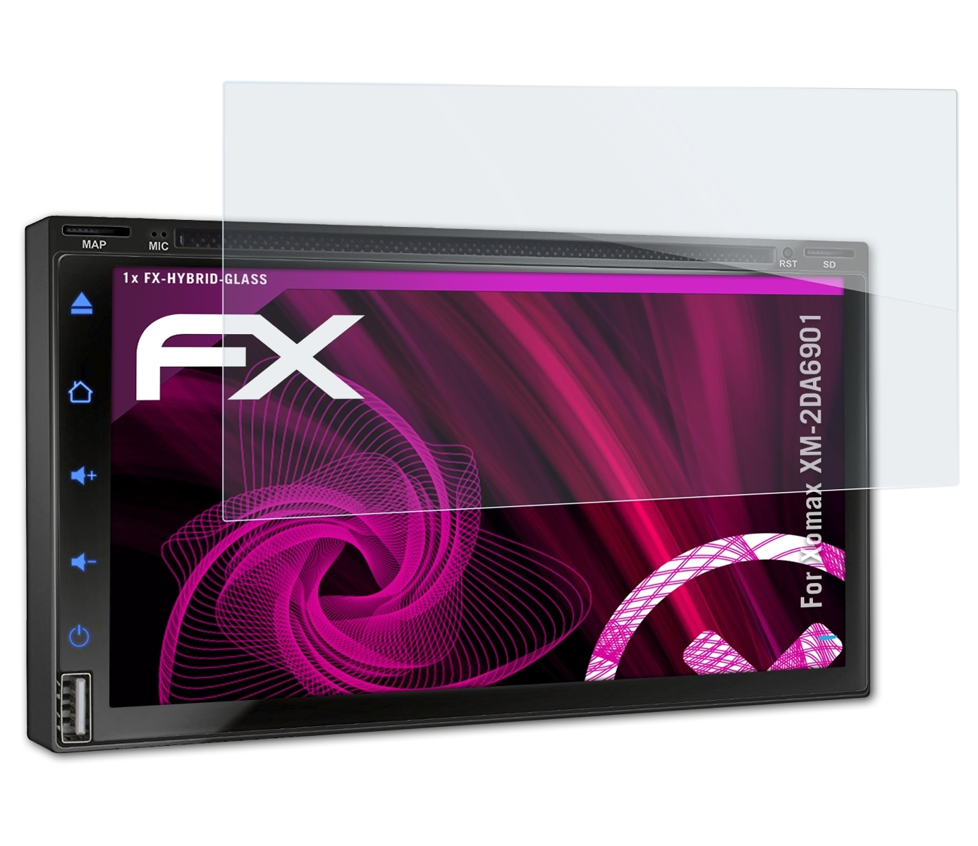 ATFOLIX FX-Hybrid-Glass Xomax Schutzglas(für XM-2DA6901)