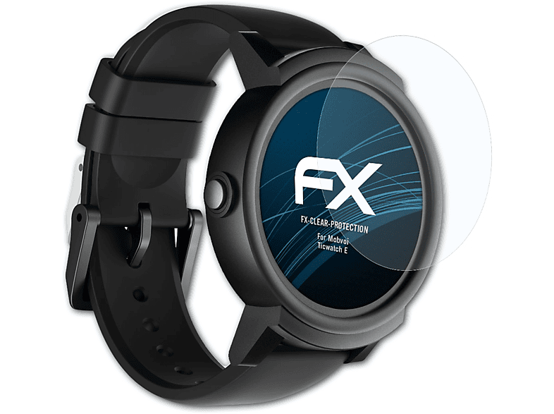 ATFOLIX 3x FX-Clear Displayschutz(für Mobvoi Ticwatch E)
