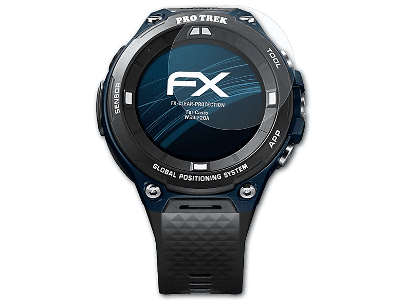 ATFOLIX 3x FX-Clear Displayschutz(für WSD-F20A) Casio