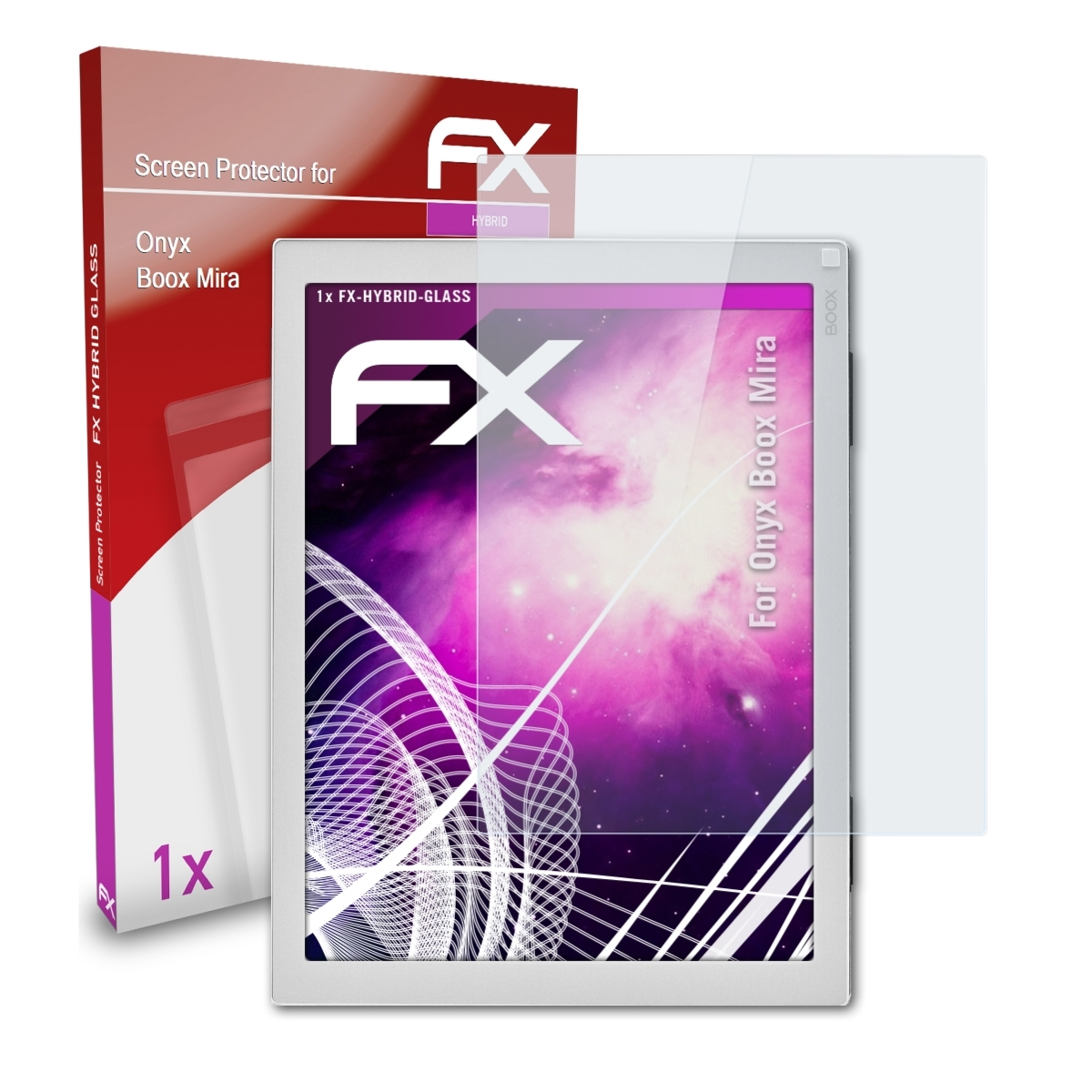 FX-Hybrid-Glass ATFOLIX BOOX Mira) Schutzglas(für