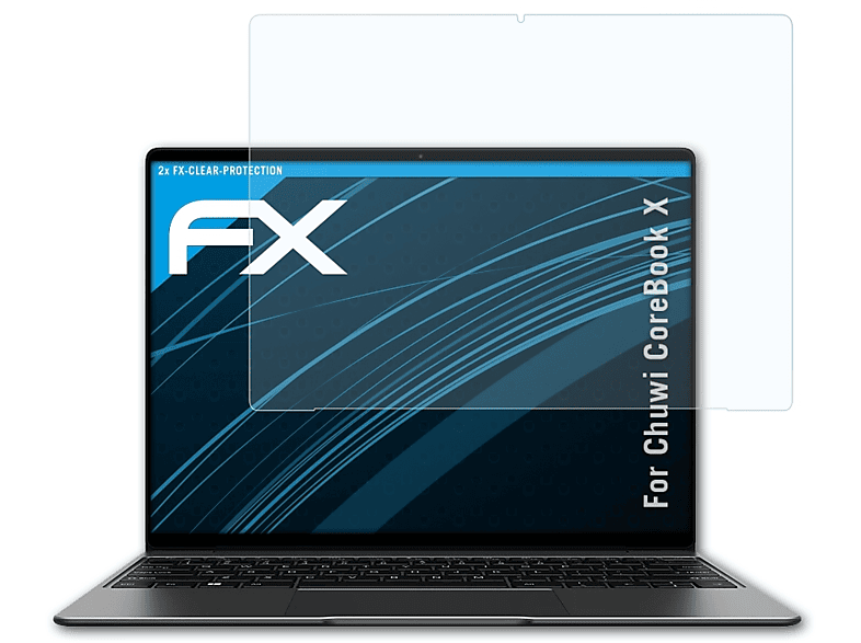 ATFOLIX 2x CoreBook Chuwi Displayschutz(für X) FX-Clear