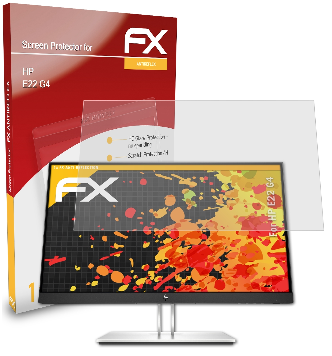 Displayschutz(für G4) ATFOLIX HP E22 FX-Antireflex