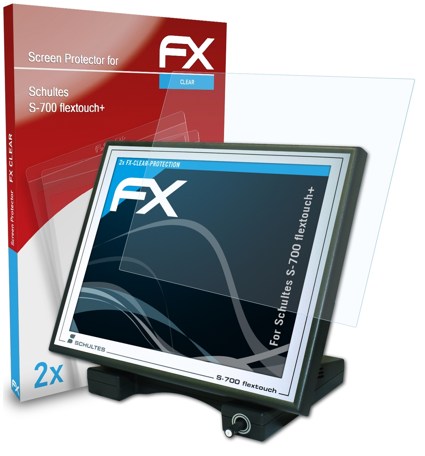 Schultes S-700 FX-Clear Displayschutz(für ATFOLIX flextouch+) 2x