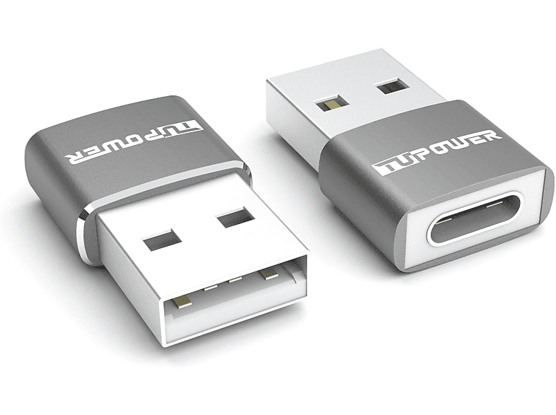 TUPOWER USBA auf USBC OTG Adapter 2 Stück USB Adapter, USBC Buchse
