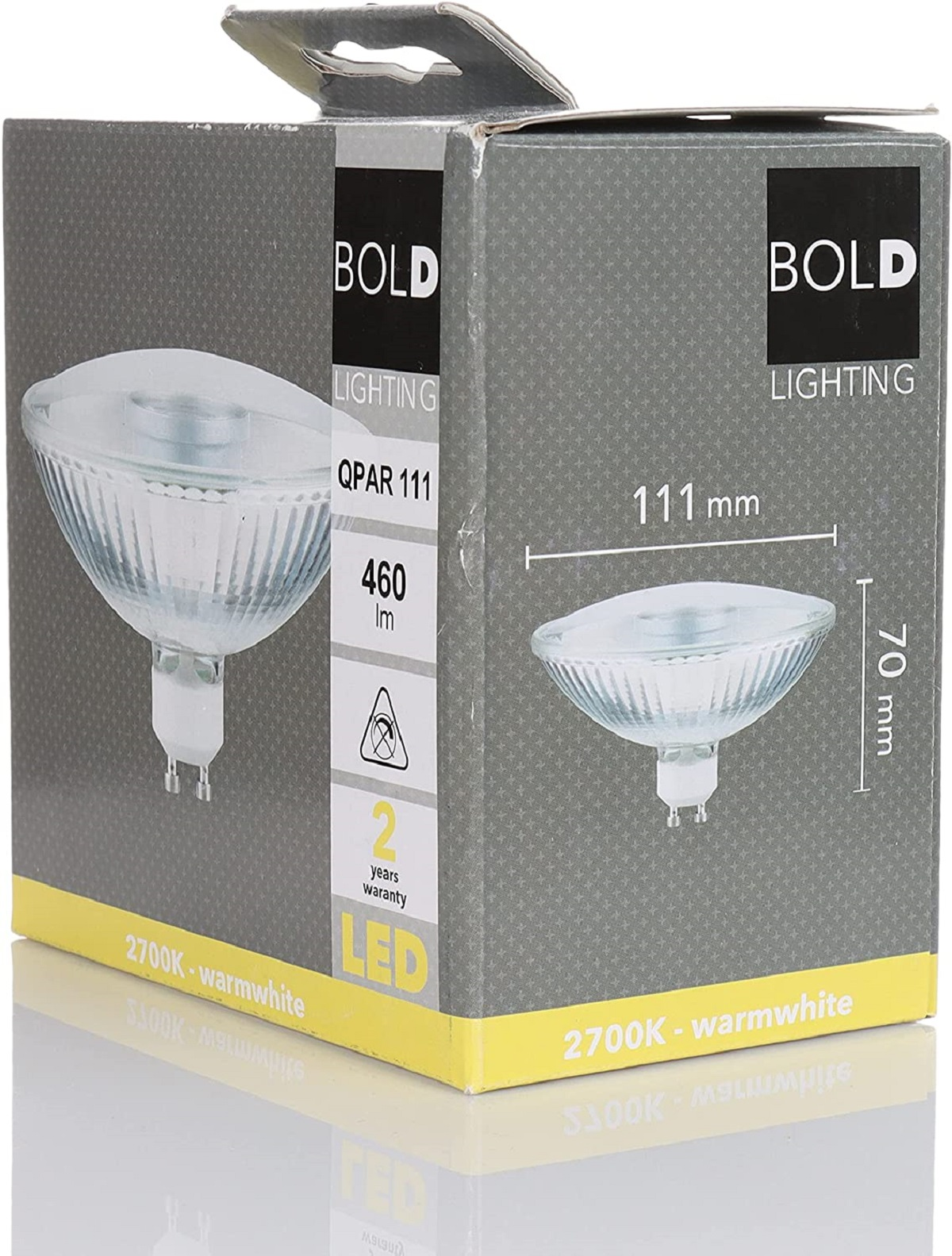 DIE BOLD Weiß GU10 LED 460 Reflektor Lampe Quinn Lumen LED Warm