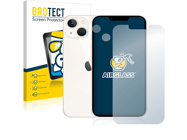 BROTECT Airglass iPhone klare Apple Schutzfolie(für 13)