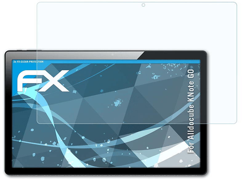 ATFOLIX 2x FX-Clear Displayschutz(für Alldocube KNote GO)