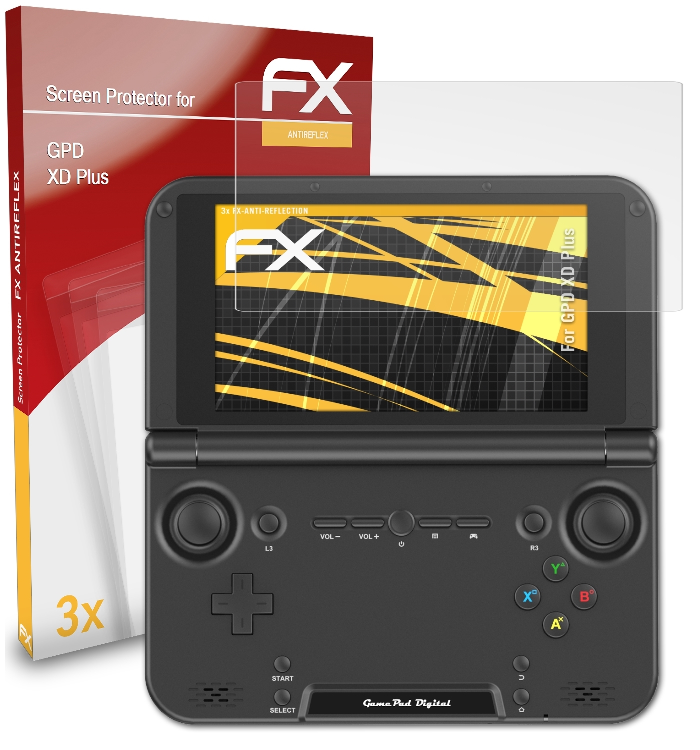 FX-Antireflex 3x GPD Plus) Displayschutz(für ATFOLIX XD
