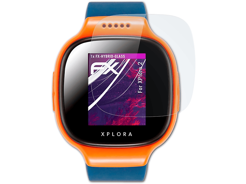 ATFOLIX FX-Hybrid-Glass Schutzglas(für XPlora 2) | Smartwatch Schutzfolien & Gläser