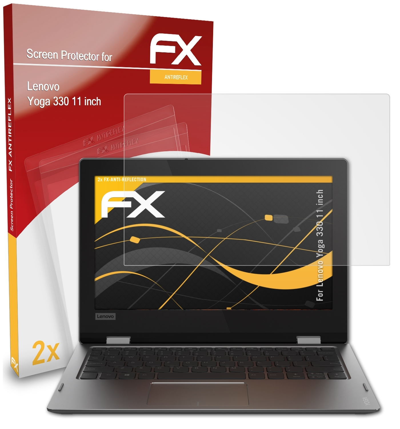 Displayschutz(für inch)) Yoga FX-Antireflex 2x ATFOLIX 330 Lenovo (11
