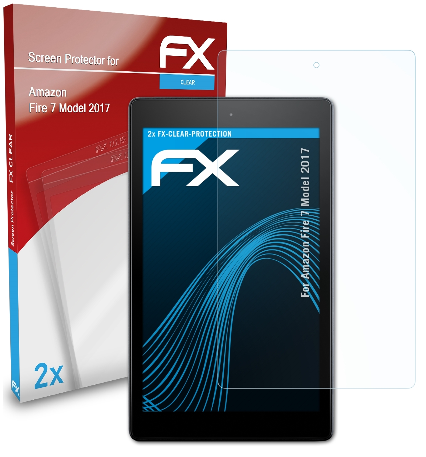 Displayschutz(für FX-Clear ATFOLIX Fire (Model 2x Amazon 7 2017))