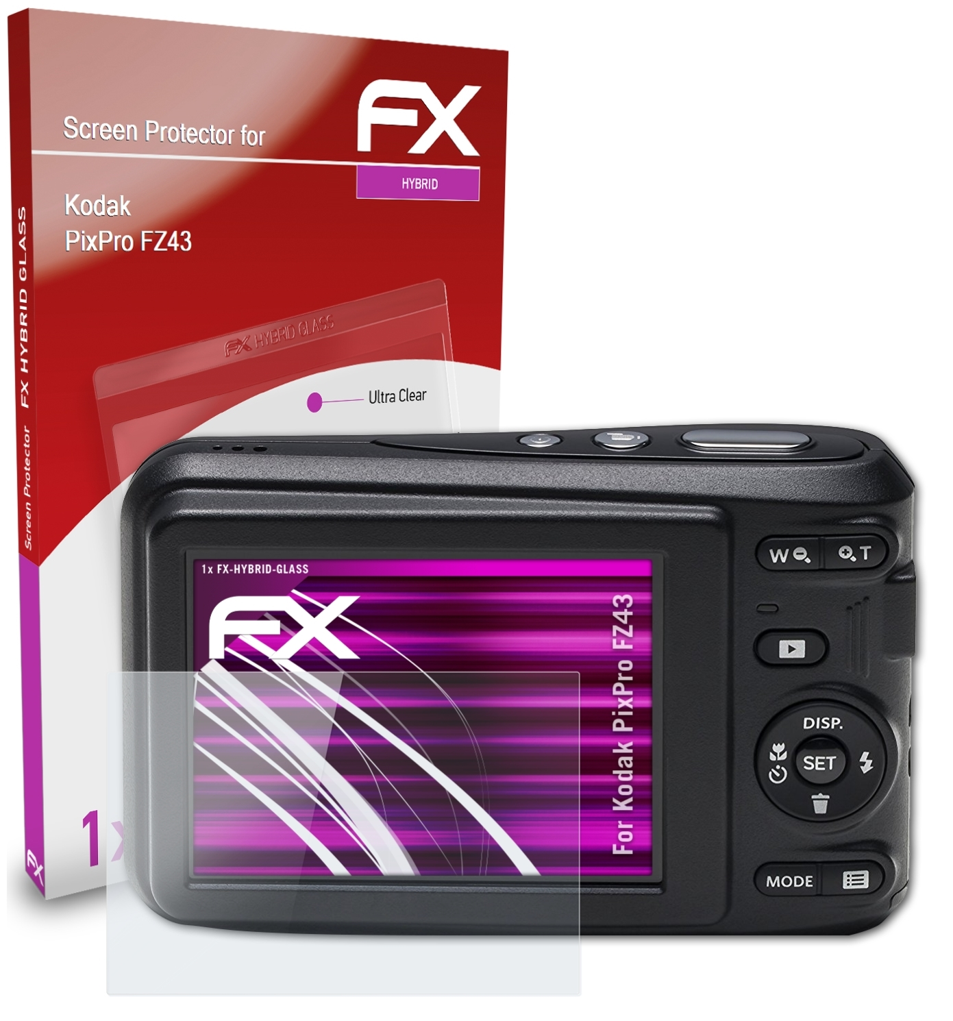 PixPro FX-Hybrid-Glass Kodak ATFOLIX Schutzglas(für FZ43)