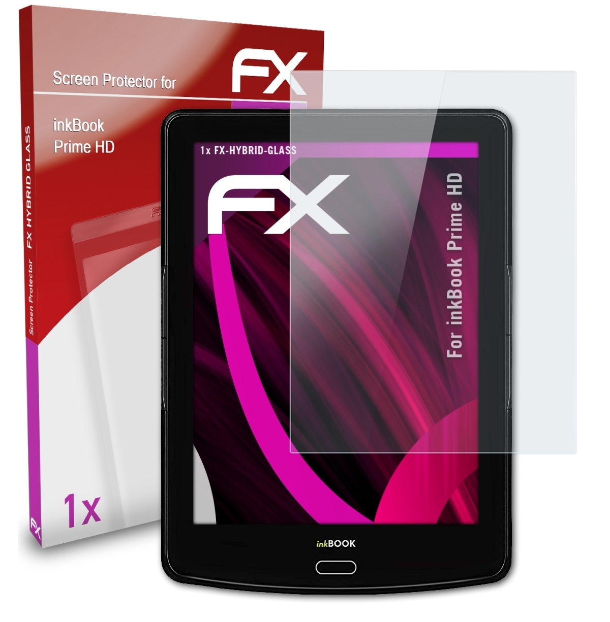 ATFOLIX FX-Hybrid-Glass Schutzglas(für inkBook Prime HD)