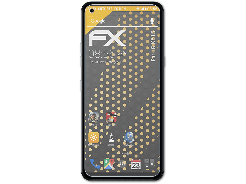 ATFOLIX Displayschutz(für K51S) 3x FX-Antireflex LG