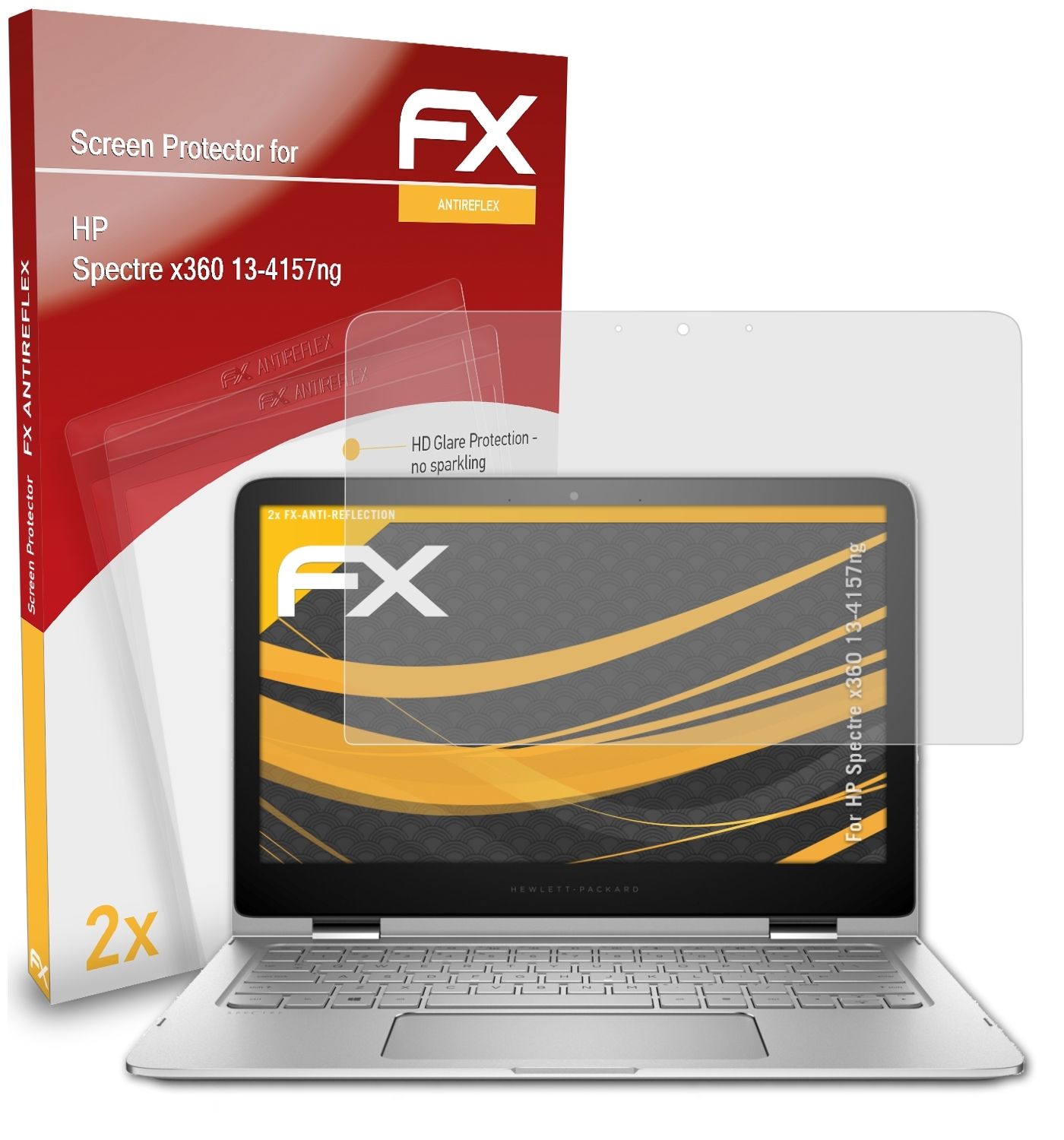 x360 ATFOLIX Spectre Displayschutz(für 13-4157ng) FX-Antireflex HP 2x