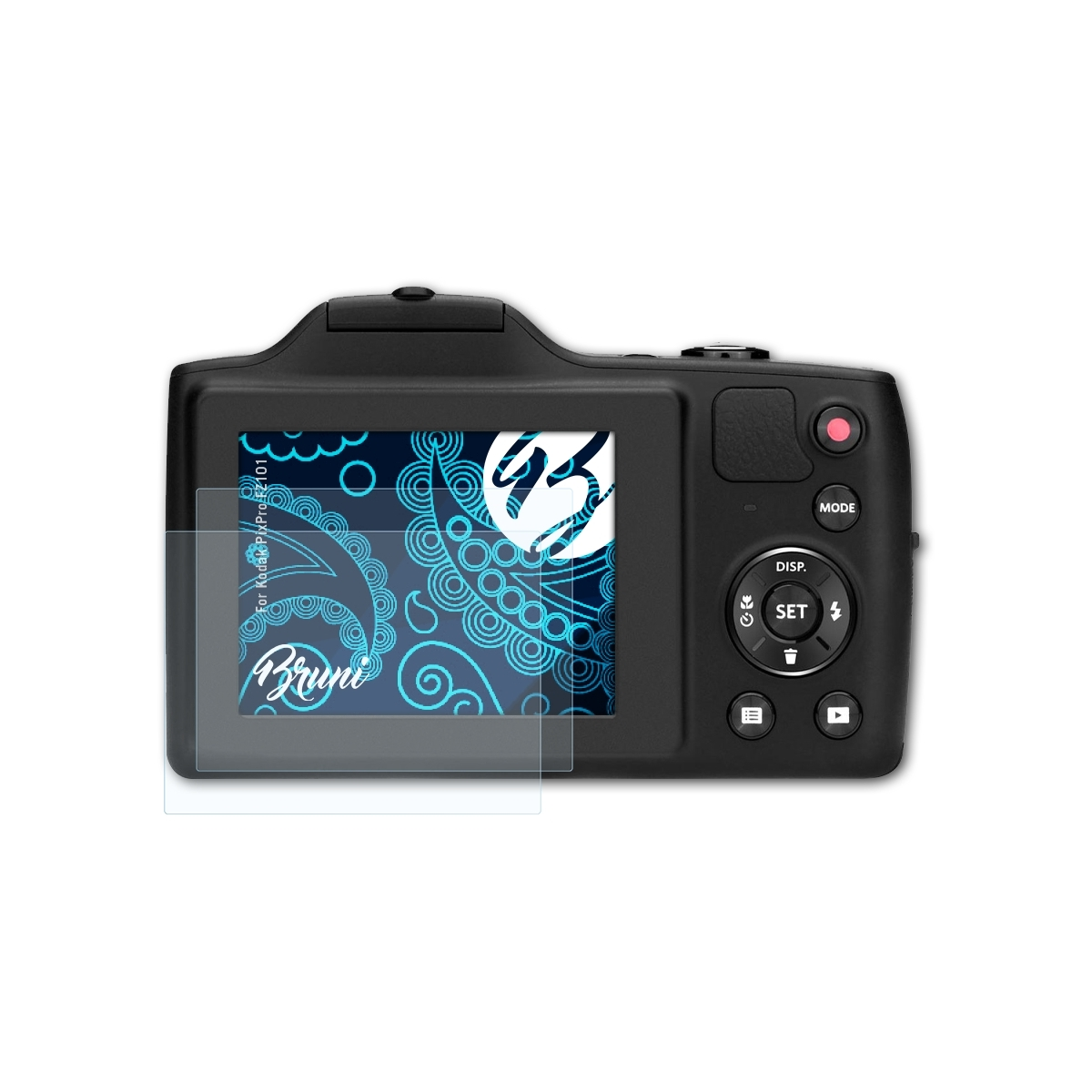 BRUNI 2x Basics-Clear Schutzfolie(für Kodak FZ101) PixPro