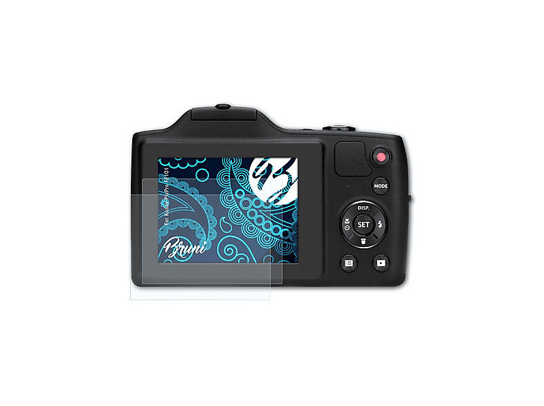 Bruni Schutzfolie Für Kodak PixPro FZ201 – 2x Displayschutz Aus Kratzfestem PET, Made In Germany