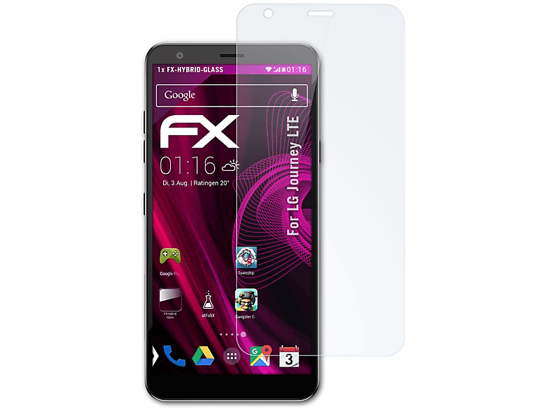 ATFOLIX FX-Hybrid-Glass Schutzglas(für LG Journey LTE)