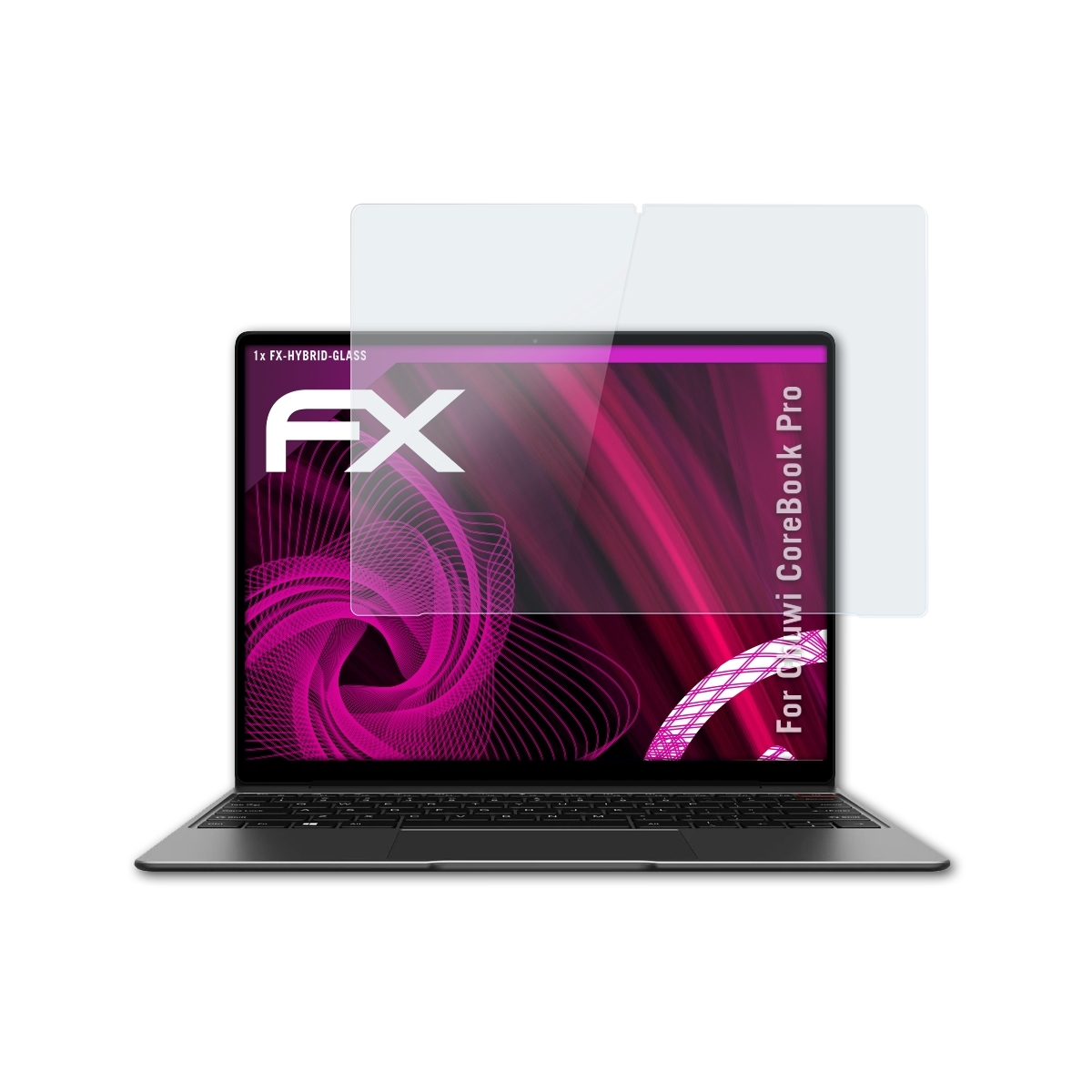 ATFOLIX FX-Hybrid-Glass Schutzglas(für Chuwi Pro) CoreBook